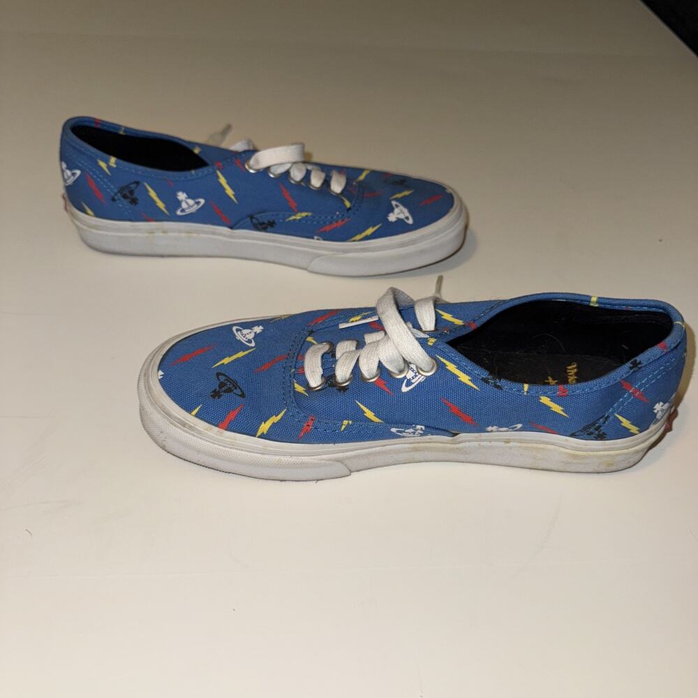 VANS Vivienne Westwood x Authentic Thunderbolt Orbs Mens size 6.5 Women's 8 - Picture 5 of 6